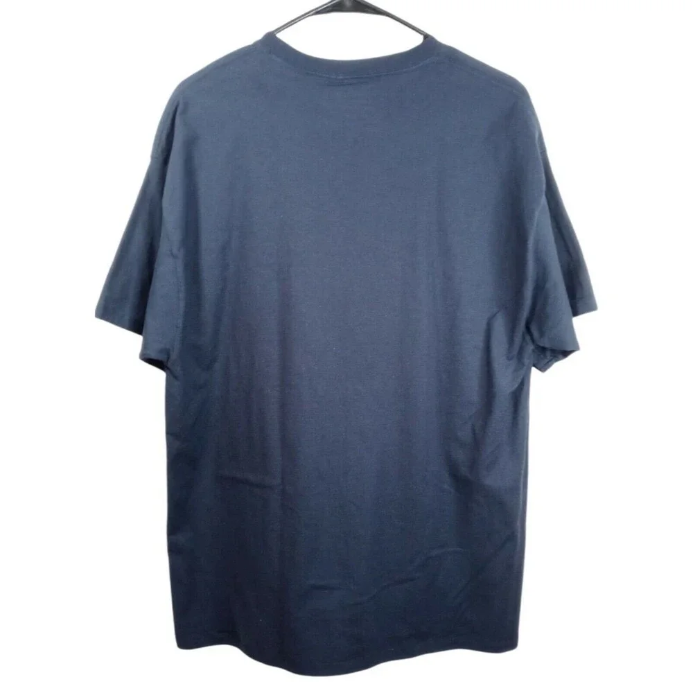 Champion Big C Center Logo Crew neck T-shirt Navy Blue Large NWT - Picture 5 of 5